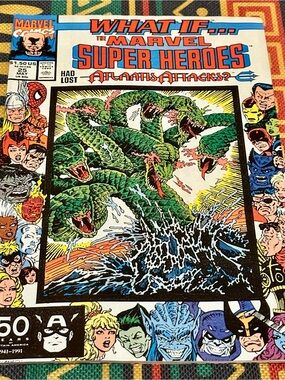 What If #25 Comic Marvel 1991 Atlantis Attacks Set Jim Valentino Vol 2